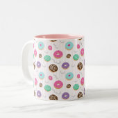 Tasse 2 Couleurs Boulangerie de beignes (Devant gauche)