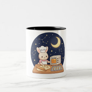 Tasse 2 Couleurs Boulangerie Lapin au Clair de Lune