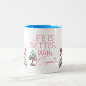 Tasse 2 Couleurs Boulangerie pour petites entreprises, cupcakes (Centre)