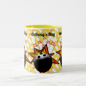 Tasse 2 Couleurs Boule de Bowling (Centre)