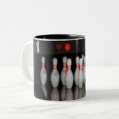 Tasse 2 Couleurs Boule de Bowling (Devant gauche)