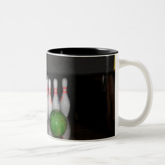 Tasse 2 Couleurs Boule de Bowling (Droit)