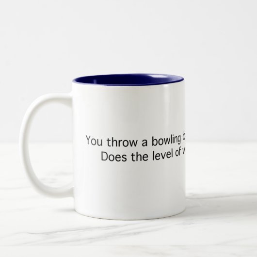 Tasse 2 Couleurs Boule de bowling : Dans un lac (Gauche)