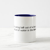 Tasse 2 Couleurs Boule de bowling : Dans un lac (Centre)