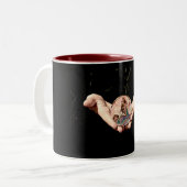 Tasse 2 Couleurs Boule de cristal mathématique (Devant gauche)