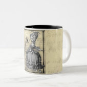 Tasse 2 Couleurs Boule de mascarade de Halloween (Devant droit)