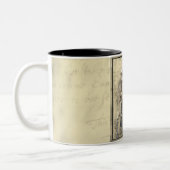 Tasse 2 Couleurs Boule de mascarade de Halloween (Gauche)