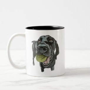 Tasse 2 Couleurs Boule de tennis Black GSP