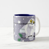 Tasse 2 Couleurs Boule des neiges (Devant droit)