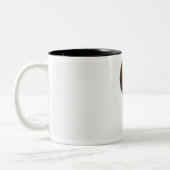 Tasse 2 Couleurs Boule et pièce en t de golf d'or (Gauche)