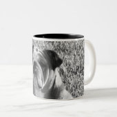 Tasse 2 Couleurs bouledogue (Devant droit)