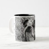 Tasse 2 Couleurs bouledogue (Devant gauche)