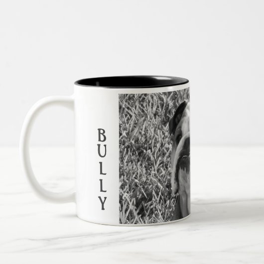 Tasse 2 Couleurs bouledogue (Gauche)