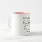 Tasse 2 Couleurs Bouledogue Anglais (Devant gauche)