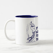 Tasse 2 Couleurs Boules de golf (Gauche)