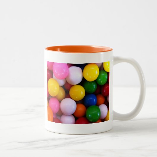 Tasse 2 Couleurs Boules de gomme arc-en-ciel (Droit)