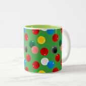 Tasse 2 Couleurs Boules de snooker à motif (Devant droit)