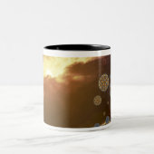 Tasse 2 Couleurs Boules flottantes dans l'espace interstellaire (Centre)