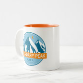 Tasse 2 Couleurs Boundary Peak Nevada Stars Moon (Devant gauche)