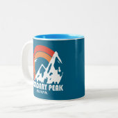 Tasse 2 Couleurs Boundary Peak Nevada Sun Eagle (Devant gauche)