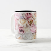 Tasse 2 Couleurs Bouquet de fleurs (Devant gauche)