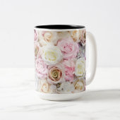 Tasse 2 Couleurs Bouquet de fleurs (Devant droit)