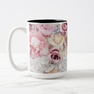 Tasse 2 Couleurs Bouquet de fleurs