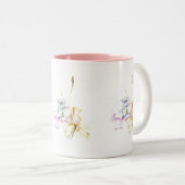 Tasse 2 Couleurs Bouquet de printemps (Devant droit)