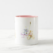 Tasse 2 Couleurs Bouquet de printemps (Centre)