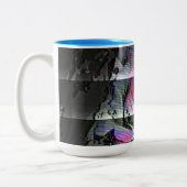 Tasse 2 Couleurs Bouquet Techno (Gauche)