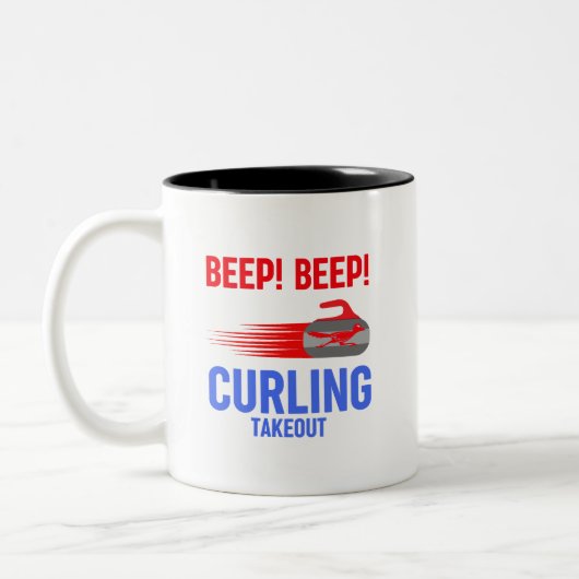 Tasse 2 Couleurs Bourcez ! Bourcez ! Curling Takeout (Gauche)