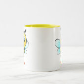 Tasse 2 Couleurs Bourdon personnalisable (Centre)