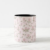 Tasse 2 Couleurs Bourgeons de rose roses (Centre)