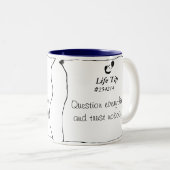 Tasse 2 Couleurs Bout #254214 de la vie (Devant droit)