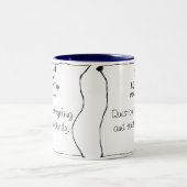 Tasse 2 Couleurs Bout #254214 de la vie (Centre)