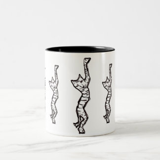 Tasse 2 Couleurs Bout droit de chat !