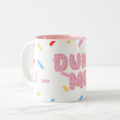 Tasse 2 Couleurs Bouteille à café design Donut (Devant gauche)