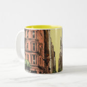 Tasse 2 Couleurs Bouteille de café urbain (Devant gauche)