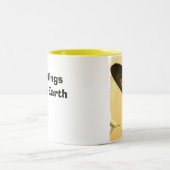 Tasse 2 Couleurs Bouteille des pots de soucoupes (Centre)