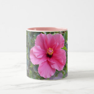 Tasse 2 Couleurs Bouteille Hibiscus rose - choisir style & couleur
