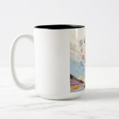 Tasse 2 Couleurs Bouteilles du Labrador (Gauche)