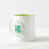 Tasse 2 Couleurs Bouton à deux tons slainte (Devant gauche)