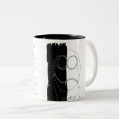Tasse 2 Couleurs Bouton double impression (Devant droit)