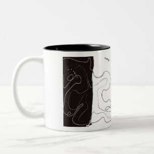 Tasse 2 Couleurs Bouton double impression