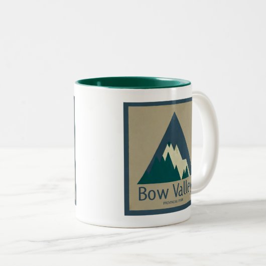 Tasse 2 Couleurs Bow Valley Provincial Park Rustic (Devant droit)