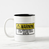 Tasse 2 Couleurs Bowling Gift - Bowler Funny Saying (Gauche)