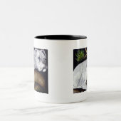 Tasse 2 Couleurs Boxeur blanc (Centre)