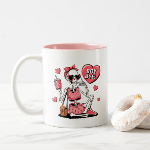 Tasse 2 Couleurs Boy Bye Funny Anti-Valentin