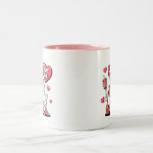 Tasse 2 Couleurs Boy Bye Funny Anti-Valentin (Centre)