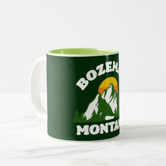 Tasse 2 Couleurs Bozeman, Montana (Devant gauche)